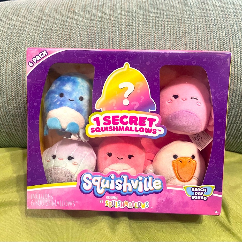 Squishville Pack of 6 Squishmallows